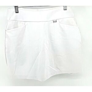 Greg Norman Women's White Golf Tennis‎ Skirt Skort cooling Pickleball SZ SM